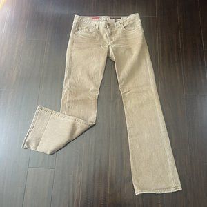 AG the angel Jean 31 Camel Color Boot Cut Jean W:37.5in/ Inseam:34In/Rise:9 In